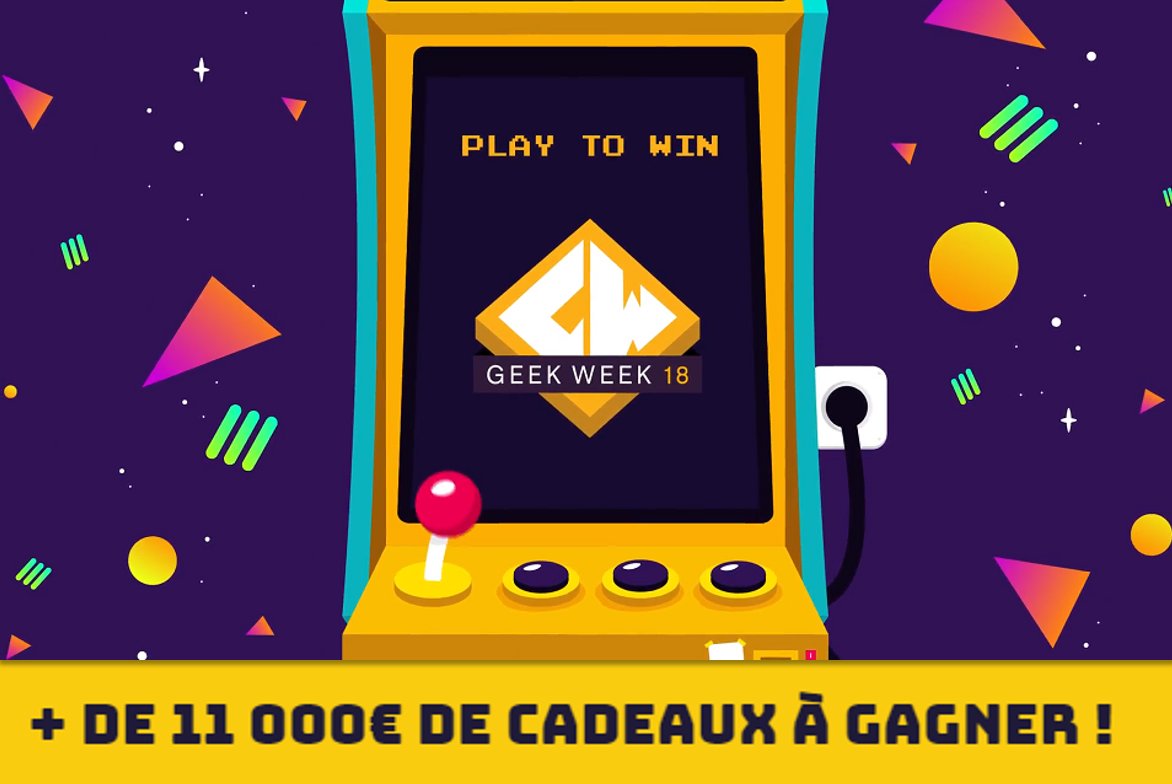 LDLC's tweet photo. 🤓 À l'occasion de la #GeekWeekLDLC, nous organisons un jeu !
🎁 11 000 boules de cadeaux à gagner, un(e) gagnant(e) !
🍀 Infos et participations ici 👉 https://t.co/a36oUyfHii https://t.co/Pq9UgnpFOb