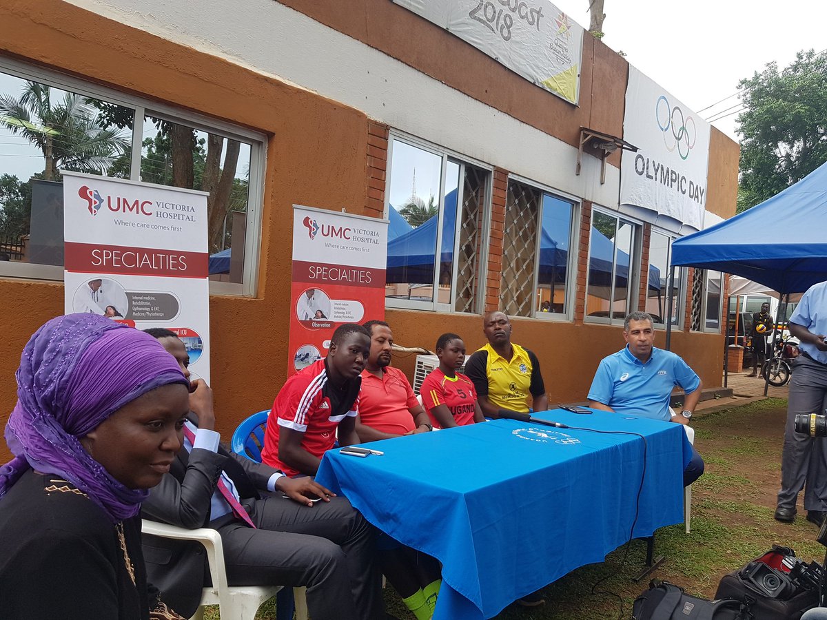 AhumuzaP's tweet photo. AYG Zone5 youth qualifiers to hosted by @Ugvolley press conference with @CAVBPress represented https://t.co/pItzDuwC3r