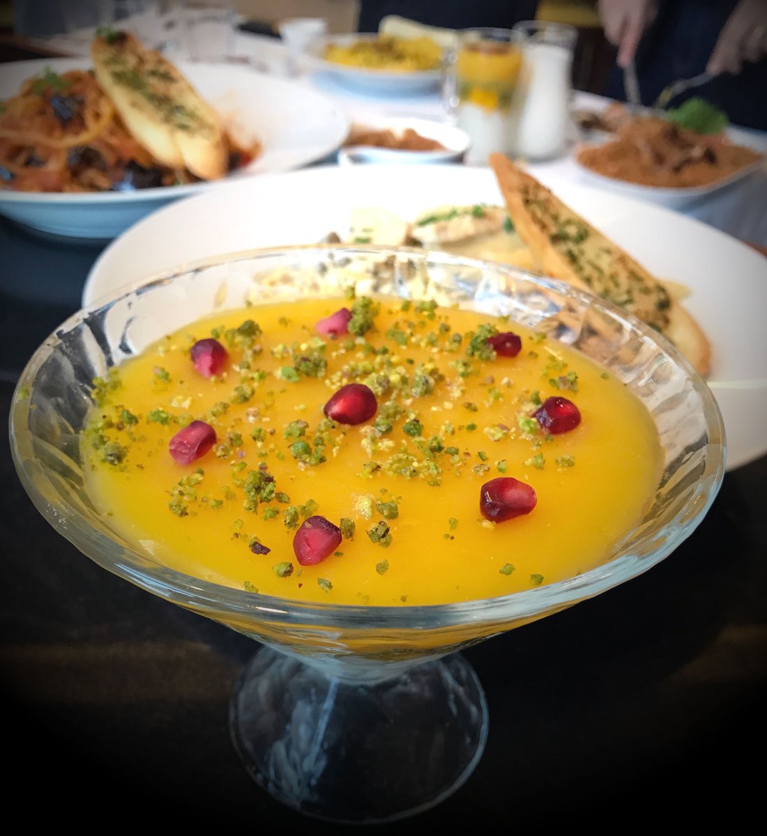 MarriottEABh's tweet photo. Dessert is better and sweeter when it's homemade.
#RamadanKareem #Iftar #Dessert #Mango #Mahalabia #Homemade #Sweet https://t.co/YZEMlKwrrO