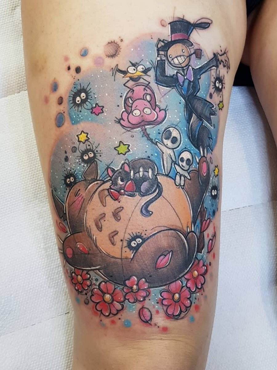 Ramon Sweety J Gt Studio Ghibli Tattoo Ink Art T Co Hp6ileeemy Twitter