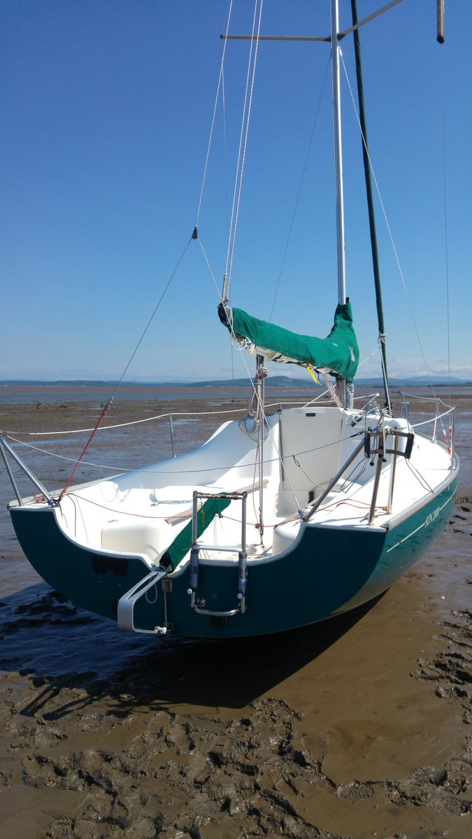 BaySeaSchool's tweet photo. STOLEN! Somebody has stolen Lily's engine. It's a Honda 5hp long shaft. Please RT.  #Morecambe #Lancashire #boating #stolen #engine https://t.co/gZaxPophmJ