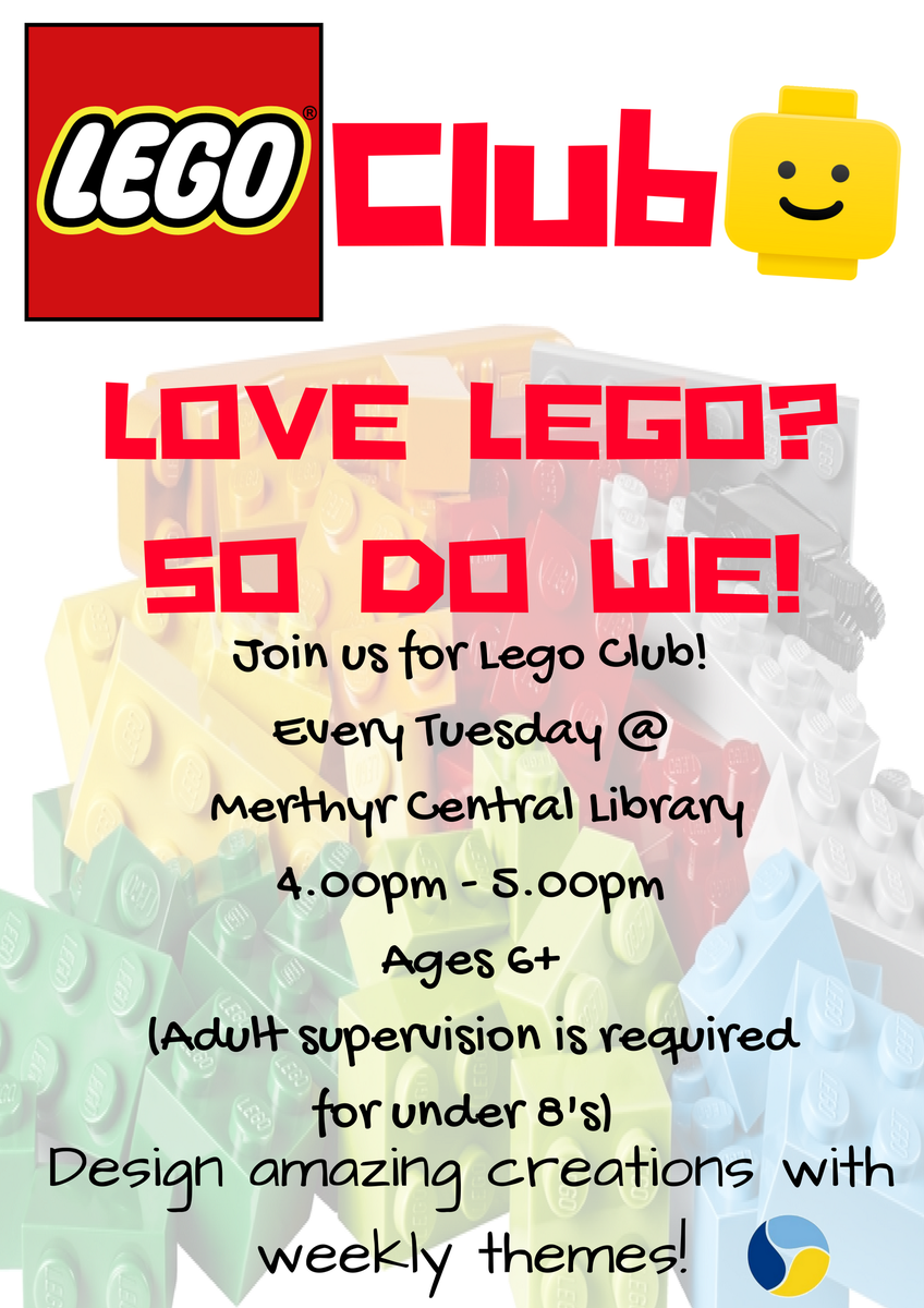 Tonight at Central Library! #Lego
4.00pm - 5.00pm