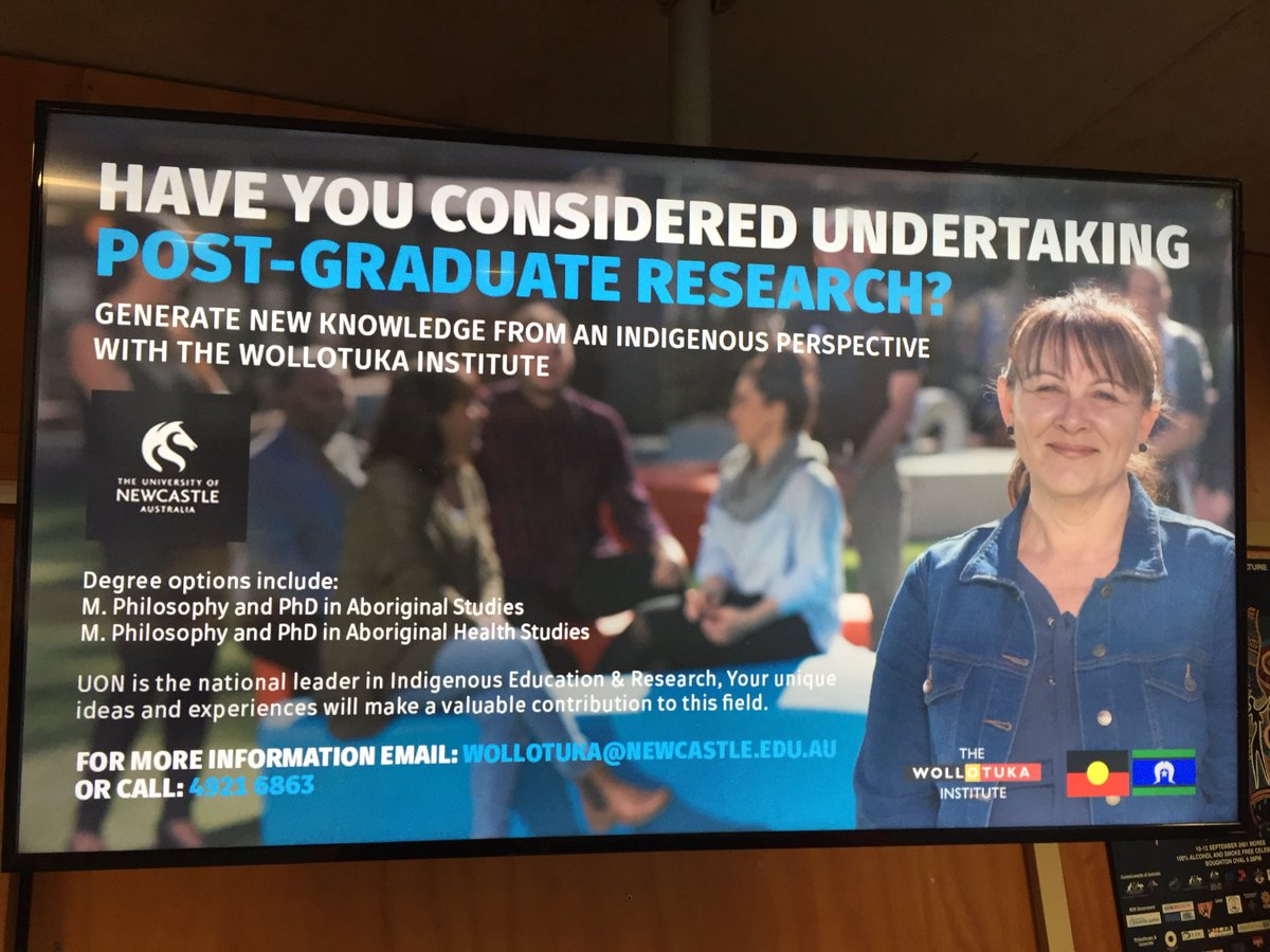 iSISTAQUIT's tweet photo. Saw this on the screen loop at Wollotuka today...hey that’s me @UON_research @sistaquit @TISprogramme @NACCHOAustralia @GillianSGould @billie_bonevski https://t.co/lERRh1F9sh
