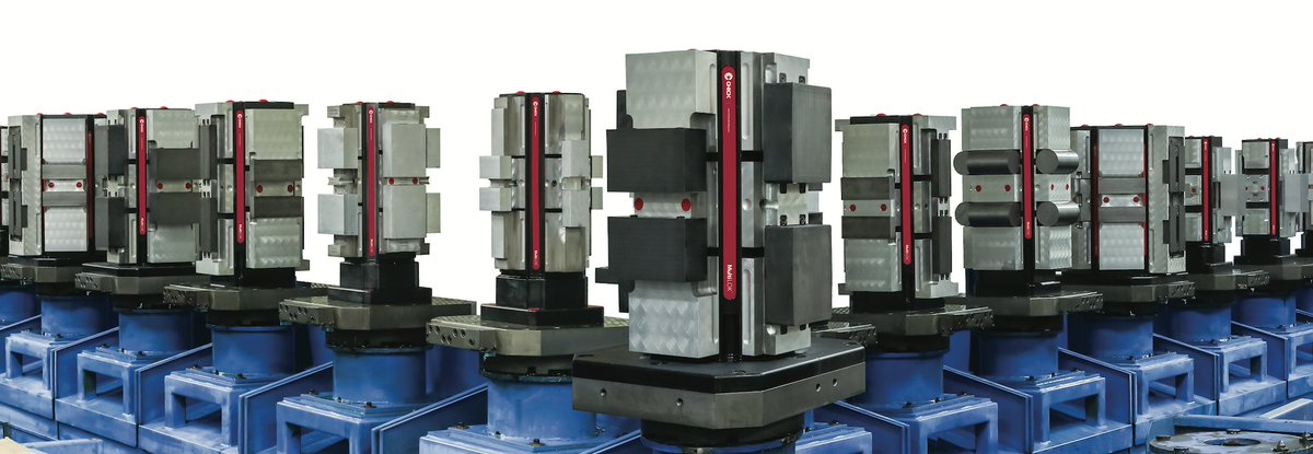 ChickSolutions's tweet photo. Get the most from your horizontal CNC machine with the #MultiLOK’s unlimited fixture possibilities. All have locating features with repeatability of better than 20 microns. https://t.co/c7Lqfwgpfw #ChickWorkholding #CNCmilling https://t.co/mrSH2ER5SC