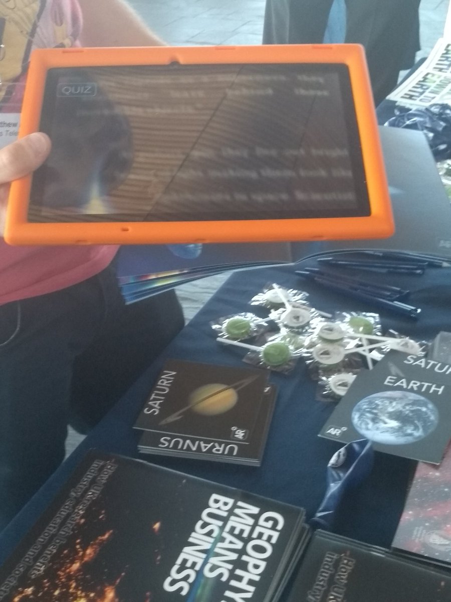 RoyalAstroSoc's tweet photo. Enjoying RAS sponsored #AR at #ScienceAssembly @AssemblyWales @RobertMMassey @DrHelenKlus https://t.co/xvTdGnqfQB
