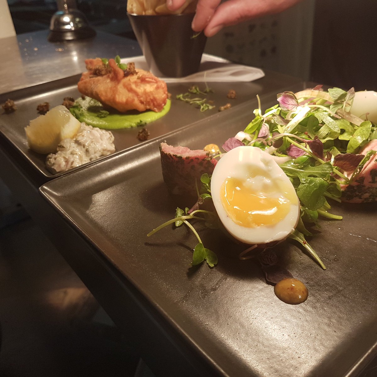 SerenDiemwntCDF's tweet photo. Some of our dishes from the #Seniorsmenu today always nice to have great customers. https://t.co/i2xGhe7j9A