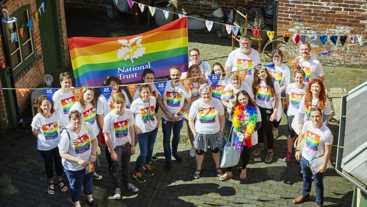 @BirminghamPride here we are! Make sure you come and say hello if you see us out and about today #birminghampride #pride #proudtoplayourpart #LGBTQ #nationaltrust #celebrate