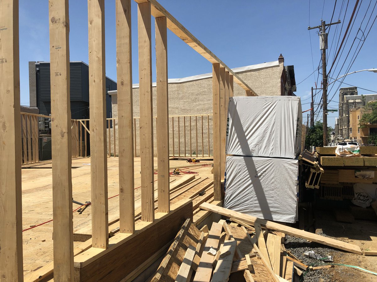 DesignProDev's tweet photo. First floor framing completed! Time to get the second floor done before the holiday weekend
•••
#designprodev #phillyrealestate #realestate #homes #philly #philadelphia #phillyconstruction #construction #invest #investors #clients #newconstruction #phillyhomes #buildphl https://t.co/HCtQCIX8E6