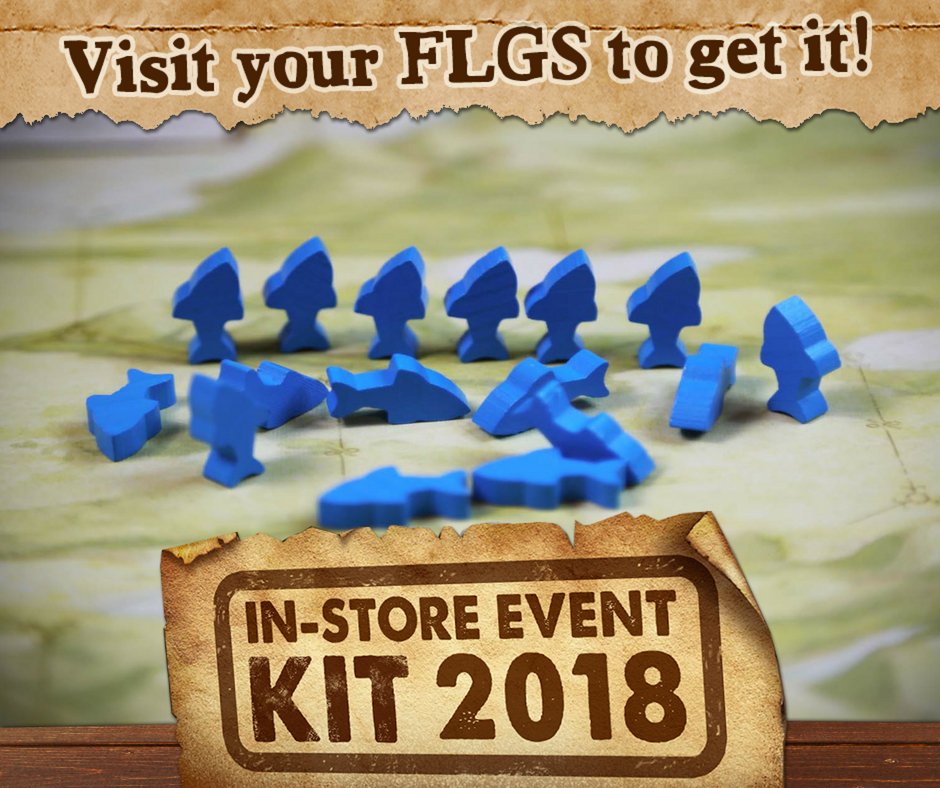 trzewik's tweet photo. ROBINSON CRUSOE IN-STORE EVENT KIT

Ask your FLGS about it! Play new scenario, get new character board and have a great time during an organized play event with Robinson Crusoe: Adventures on the Cursed Island!

#RobinsonCrusoe #EventKit #PortalGames https://t.co/XC11exNVqp
