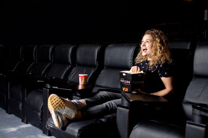 Liggend een film kijken in de verbouwde <a href="/VueAmersfoort/">Vue Amersfoort</a> ad.nl/amersfoort/lig…