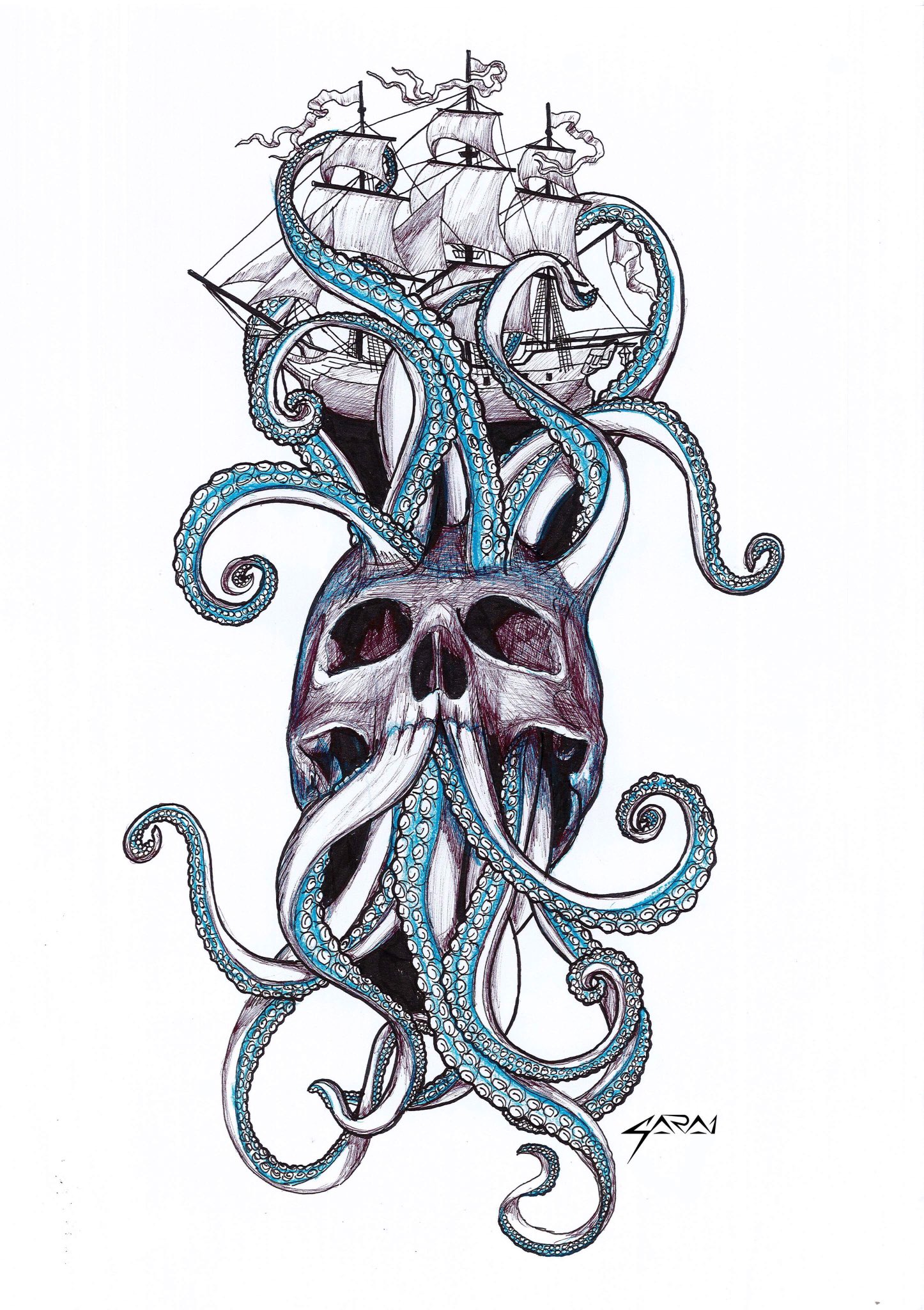 79 Kraken Tattoo Designs To Show Your Deepest Power