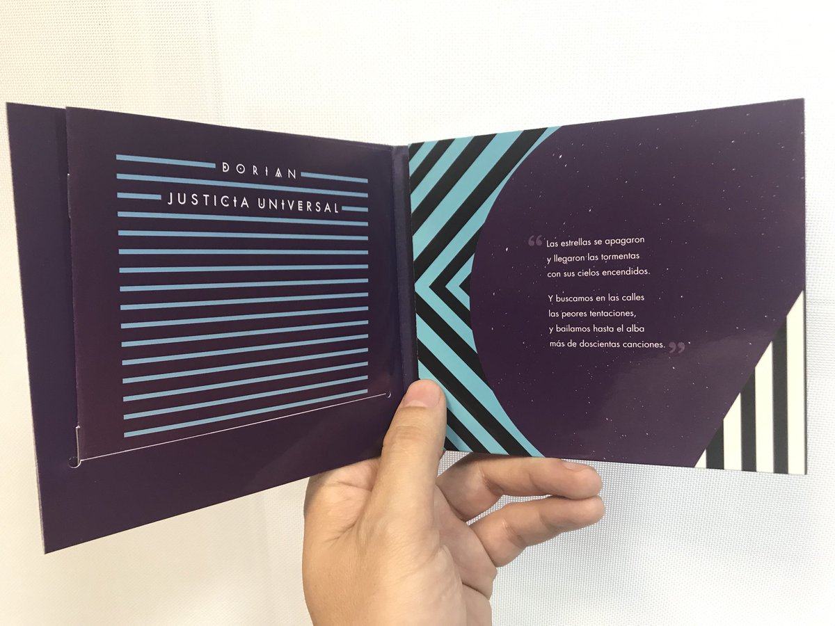 TonyGarcia___'s tweet photo. Que suerte y que honor!!! El 25/5 se publica uno de los discos del año y la #justiciauniversal ya lo ha puesto en mis manos. El nuevo discazo de @Dorian_Oficial os va a encantar. https://t.co/90WMTDSkWV