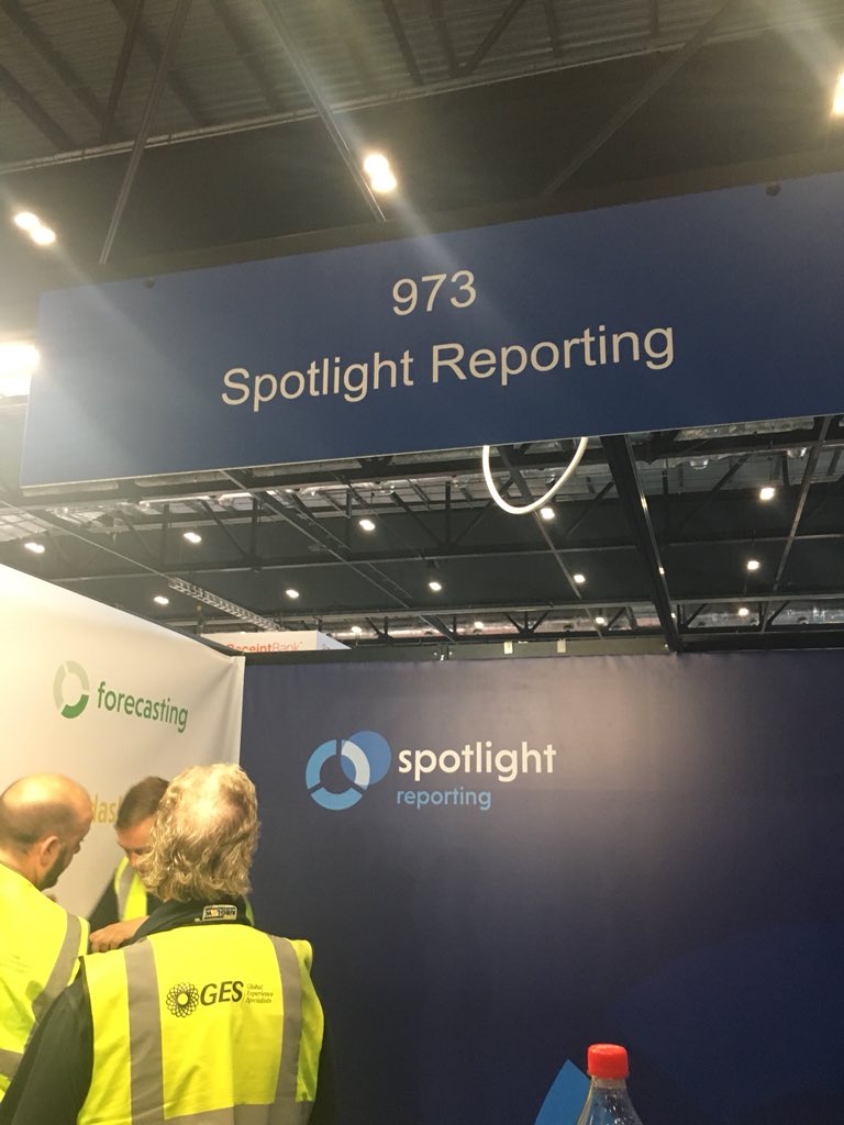 spoons_222's tweet photo. It’s all coming together nicely for #Accountex2018 23 &amp; 24 May @ExCeLLondon. Come &amp; say hi to @spotlightrep team #stand973 @tiny_tony707 @SpotlightRepCY https://t.co/Uip5Jbss0e