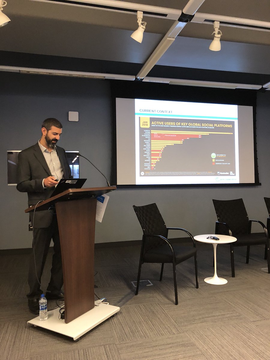 NatashaTynes's tweet image. In spite of all the privacy concerns, “Facebook is not going anywhere,” says @mariotrubiano at #comnet18. We are still seeing huge engagement and a big fan base.