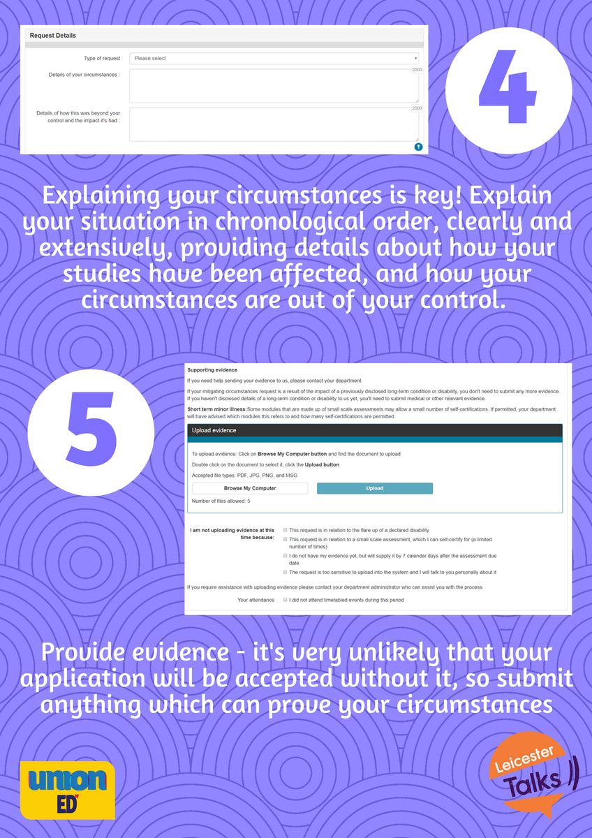 ulsuadvice's tweet photo. Wanting to apply for Mitigating Circumstances? Follow these easy steps, or get in touch with us for more advice or guidance! 💙 https://t.co/qGb7QHvqy2