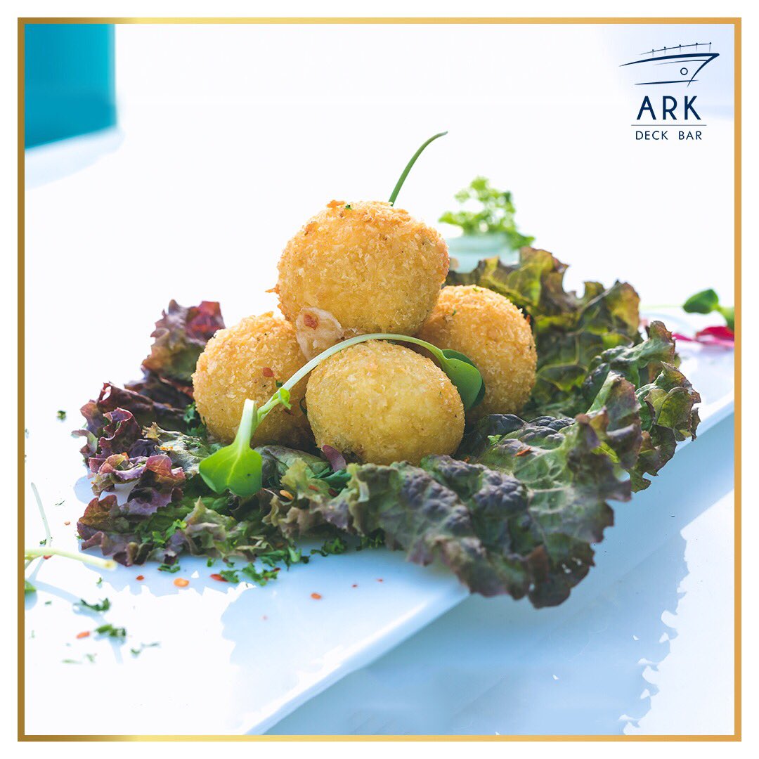 Enjoy our yummy 3 Cheese Rounders served with Cilantro Salsa by the sea. 

For Bookings & Table Reservations:
8356912080 | 9137527609 / 10 / 11
.

#cheeserounds #cheeseballs #waveparty #memoryatark #weekendvibes #arkdeckbar #worli #bandra #sealink #bandrareclamation #yachtparty