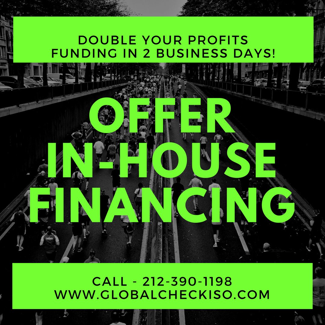 ATTENTION! BUSINESS OWNERS
Do you offer IN-HOUSE FINANCING?
Stops Letting Sales Walk Out Of The door! When customers can't afford it but you want to sell it
We have an answer! 

212.390.1198
bit.ly/2AtcoQT 
#InhouseFinancing #SmallBusiness #Financing #ConsumerFinancing