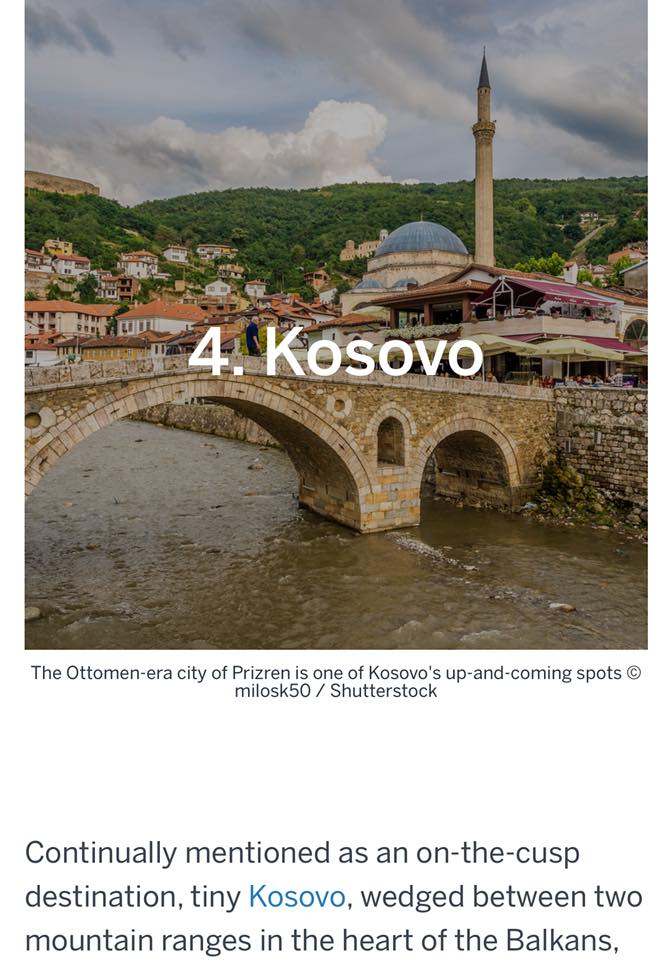 KosovoenFrance's tweet photo. Conseil du jour, venant de @lonelyplanet: visitez #Prizren, une ville exotique et unique.  
Une astuce: la période la plus dynamique de l'année est le mois d'août, pendant le festival incontournable #Docufest 
https://t.co/KG8m6DzHWP

#Kosova10 https://t.co/tbIYMFnORT