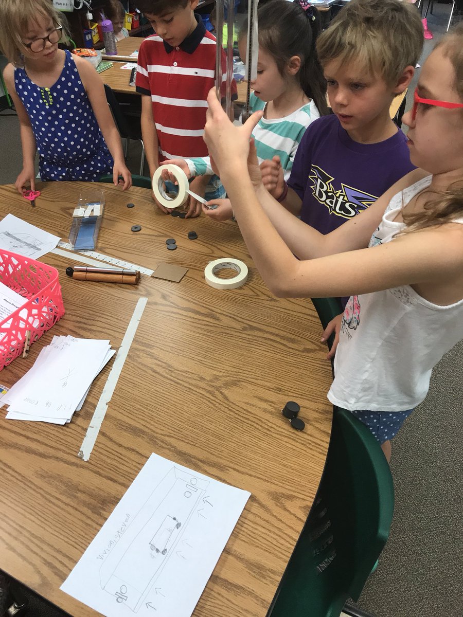 2ndGradePride's tweet photo. Working on the “Create” step of the Engineering Design Process today! #NTMSteam @NTMKnightsAPS https://t.co/jJkt0LDuEq