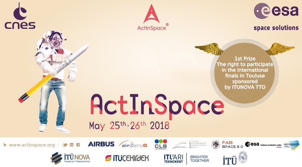 Calling all entrepreneurs and space hackers, this weekend is <a href="/ActInSpace/">ActInSpace</a> 2018! Join us and our friends from <a href="/NewMansBA/">NewMan's BA</a> at <a href="/SAPNextGen/">SAP Next-Gen</a> for a weekend of hacking #NewSpace startups. The event is this Friday and Saturday, register today! #NewSpaceCity actinspace.org/register