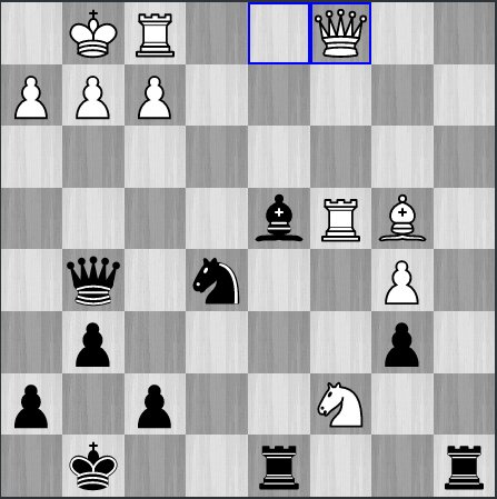 ChessifyMe's tweet image. Beautiful #tactic from Summer #ChessClassic - Group A. Black to move and win.
Fridman (2636) 0-1 Benjamin (2636)

Hint: Black&apos;s winning the white queen in 2 moves. #chesstips #chesspuzzle