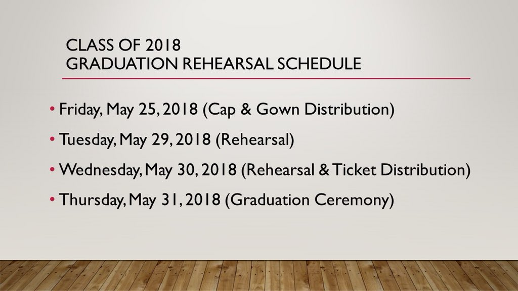 MiamiNorlandSHS's tweet photo. 🗣Attention Class of 2018! Graduation is almost here! 👩🏾‍🎓👨🏿‍🎓👩🏼‍🎓 #classof2018 #graduationready https://t.co/f8As3RqHKL
