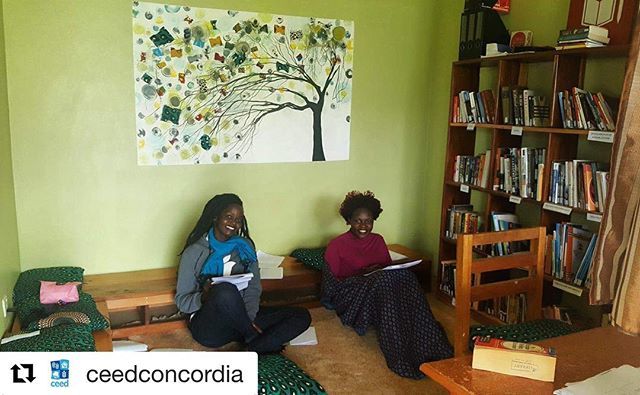 The CEED library is open to the public! Open from 10 am to 4 pm Monday to Fridays #Repost @ceedconcordia with <a href="/get_repost/">Repost</a>
・・・
Claire and Franka studying for their exams in our compound’s library! #CEEDlibrary #opentothepublic