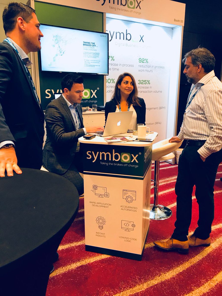 SymboxLtd's tweet image. Join our team in booth S5 for a food and drinks reception after the last speaker session of the day #Symbox #GartnerEA #TakingTheBrakesOffChange
