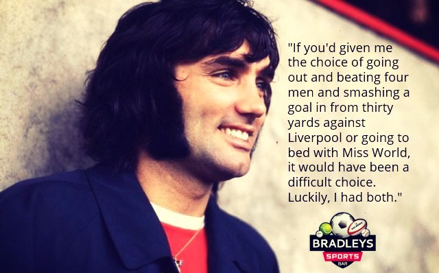 Happy Birthday George Best who would have been 72 today! 