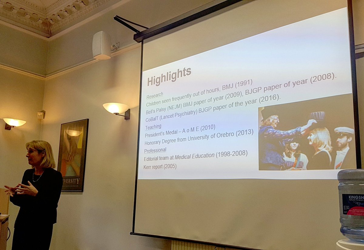 Inspiring and uplifting talk today by Professor Jill Morrison <a href="/gppcglasgow/">UofG GPPC</a> #gppcseminarseries, reflecting on her career path #womenwhoachieve whilst also #livinglife <a href="/UofGlasgow/">University of Glasgow</a>