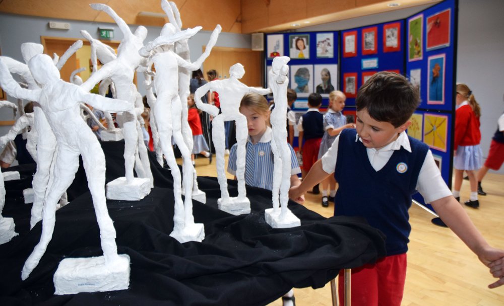BroomwoodArtDT's tweet photo. What a show! Congratulations to the 661 children whose work was displayed at the first ever whole-school ‘Celebration of the Arts’. The standard of work was as high as the spirits of all who viewed. #BHArt #BHCreativity #BHSuccess #BHholisticeducation https://t.co/i7XM98zxeZ