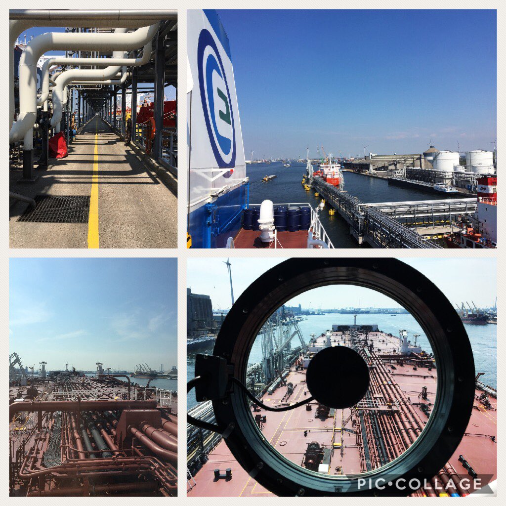 Onze #euronav #capquebec doet op haar maiden voyage uitzonderlijk #portofantwerp aan. Met een stralende zon als decor!