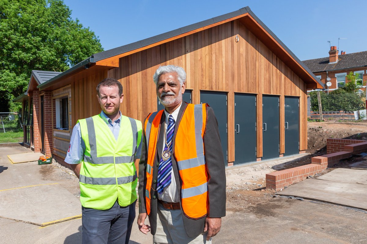 myworcester's tweet photo. The new pavilion at Gheluvelt Park is on track to open in time for the summer holidays. It's coming along nicely 🌞😎 #Worcester #SummerInWorcester https://t.co/LMvLyKbJfB
