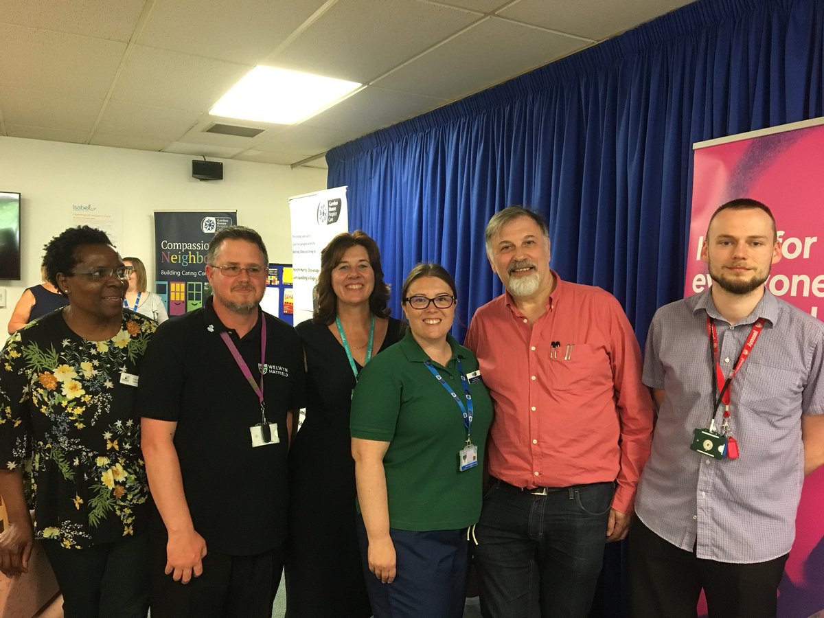 <a href="/WelHatCouncil/">Welwyn Hatfield</a> <a href="/alzheimerssoc/">Alzheimer's Society</a> <a href="/CarersinHerts/">Carers in Herts</a> <a href="/GHHospice/">Garden House Hospice Care 💙</a> <a href="/IsabelEducation/">Isabel Hospice Education</a> <a href="/HertsLibraries/">Herts Libraries</a> all gathered to see <a href="/dementiaplay/">Rachel Fearnehough</a> at our Living Well hub #excited