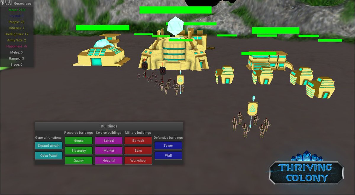 BitBeamGames's tweet photo. Some screenshots from our game #ThrivingColony one day before release! Looking good I'd say! #GameDev #IndieDev #UAGameDev  #UAGames #ABP https://t.co/augN9WeRbJ