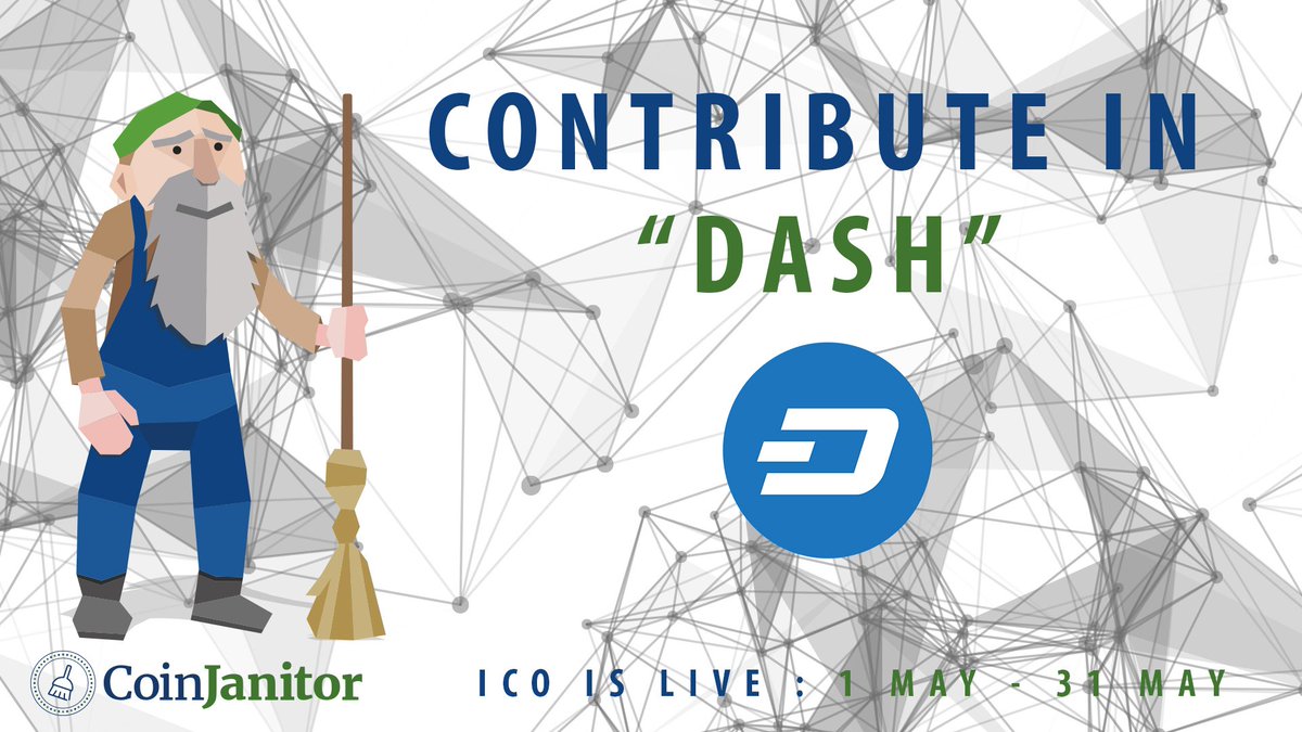 CoinJanitor's tweet photo. We need YOU to help the #CoinJanitor mop up all the dead coins! Join us and contribute with 40+ accepted #altcoins, @dashcointrade  being one of them! 👏✊‼️ https://t.co/pM4blx9reX