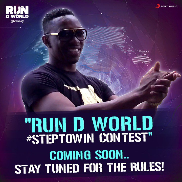 sonymusicindia's tweet image. It's your turn to #RunDWorld with @DJBravo47. Watch this space for more details. #StepToWin contest coming soon. #SRHVsCSK