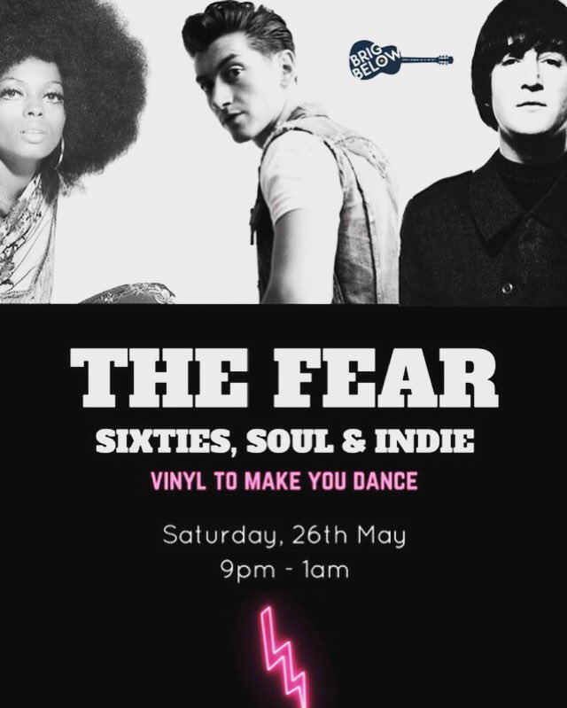 What do you get when you combine a salty Saturday night in Lady Leith with a mix of soul, sixties and indie grooves?  

You get The Fear!  

This Saturday.  9pm-1am, Bar Brig.  @BelowBrig @bar_brig #Leith #edinburghmusic #EdinburghGigs