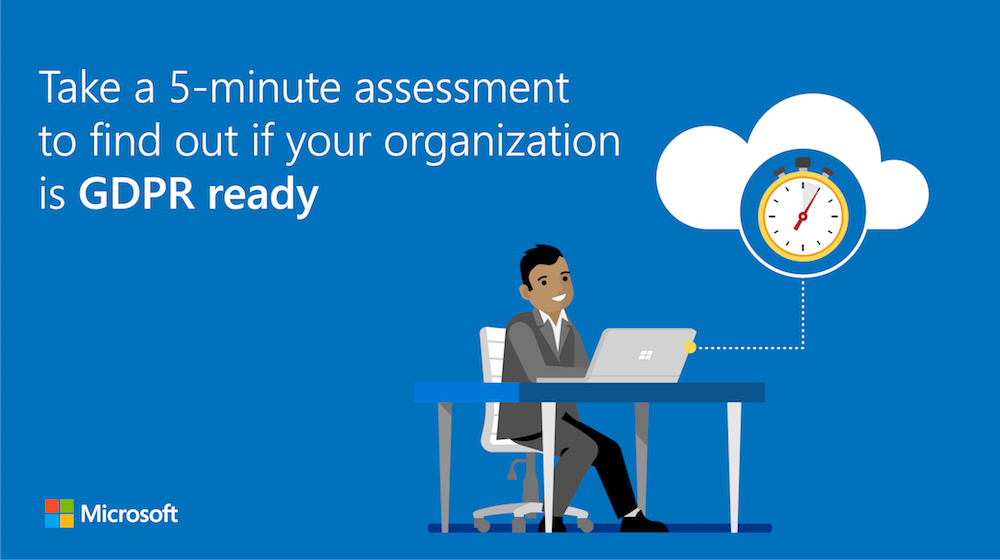 Microsoftirl's tweet photo. The deadline for #GDPR compliance is approaching. Is your organisation protecting your #data? Take our assessment to find out and get tips on next steps: https://t.co/YvqLSJaeGG https://t.co/zhs96XWgpr