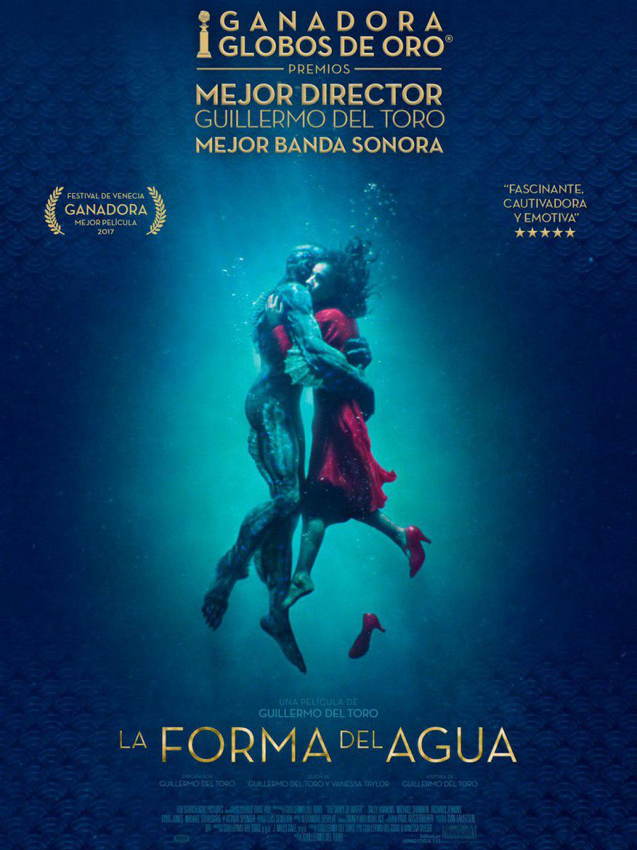 PeleiculasGDL's tweet photo. titulo: Las Formas Del Agua
Fecha de estreno 16 de febrero de 2018 
Dirigida por Guillermo del Toro
Reparto Sally Hawkins, Michael Shannon, Richard Jenkins más
Géneros #Fantasía #Drama #Romántico

streaming telegram: https://t.co/4TXv9xdXwF https://t.co/qOhEnLWU3f