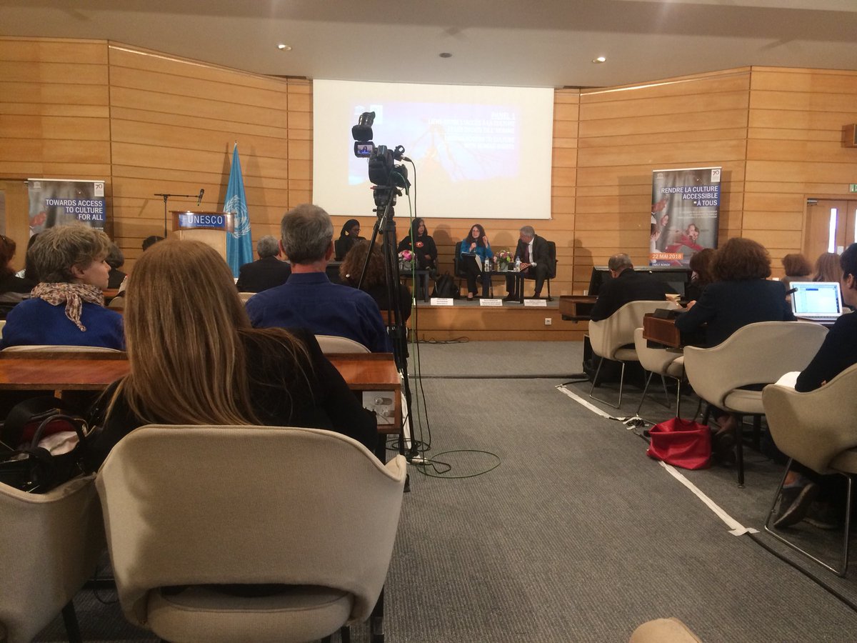 W7Radio's tweet photo. A l’occasion du forum « Rendre la culture accessible à tous » à l’@UNESCO est rappelé l’importance des radios locales dans ce domaine! https://t.co/T2Pm842U2J