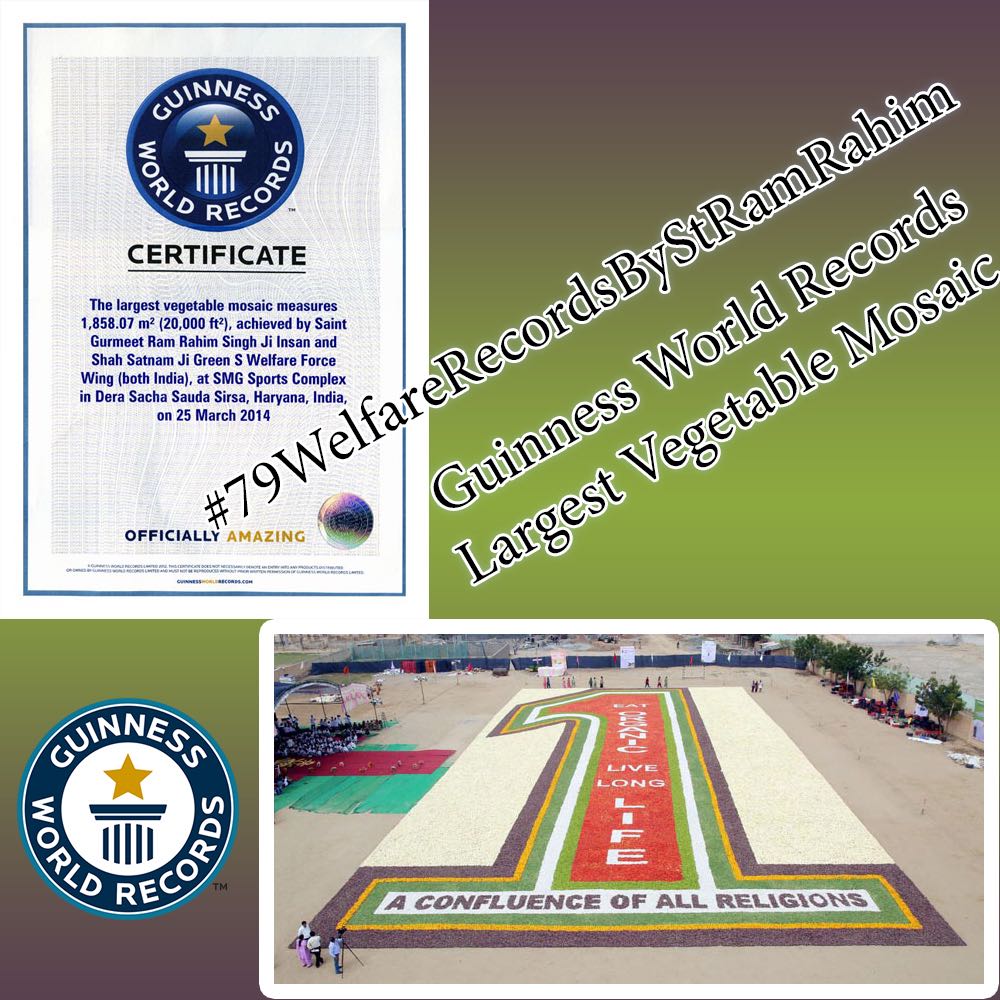 princessneha23's tweet photo. Guru @Gurmeetramrahim ji has achieved #79WelfareRecordsByStRamRahim 
Asia Book Of Record , Guinness Book Of Record For Welfare Activities...
Even Guru ji has achieved "DadaSaheb Phalke Film Award" nd "Giant Record" Too...
Really Wondrous .... https://t.co/dPtZMpuAux
