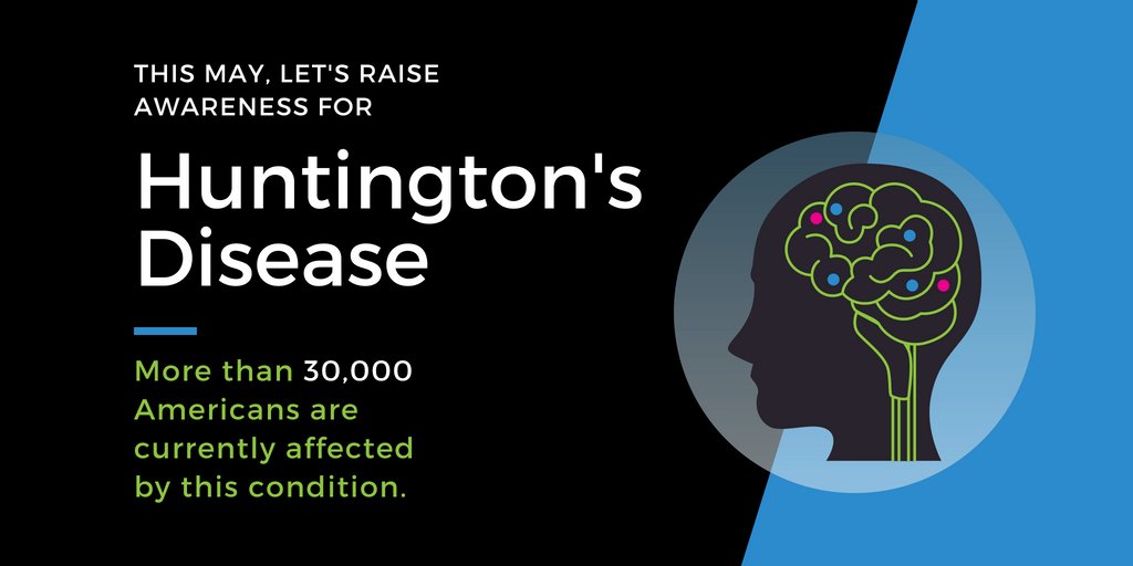 ThinkGenetic's tweet photo. Huntington's (or Huntington) disease (HD), a genetic condition, causes deterioration or death of cells, called neurons, in the brain. These are located in several areas of the brain including those that control movement, thinking, and behavior.  https://t.co/mKxW4sSYyw @HDSA https://t.co/NoAHcVQ2JO