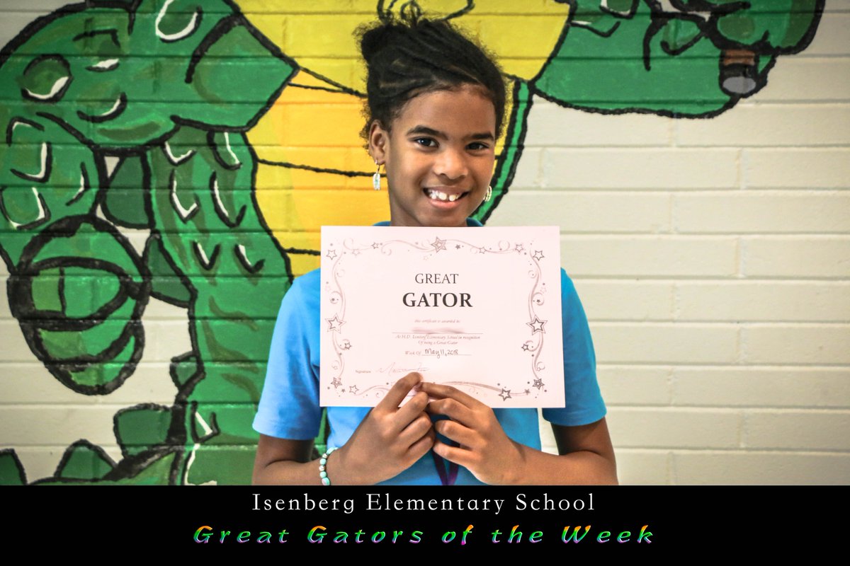 Congrats to our Great Gators of the Week <a href="/IESprincipal23/">marvin moore</a> <a href="/IES1APrincipal/">Crystal Brown-Willia</a> <a href="/ncpublicschools/">NC Public Schools</a>