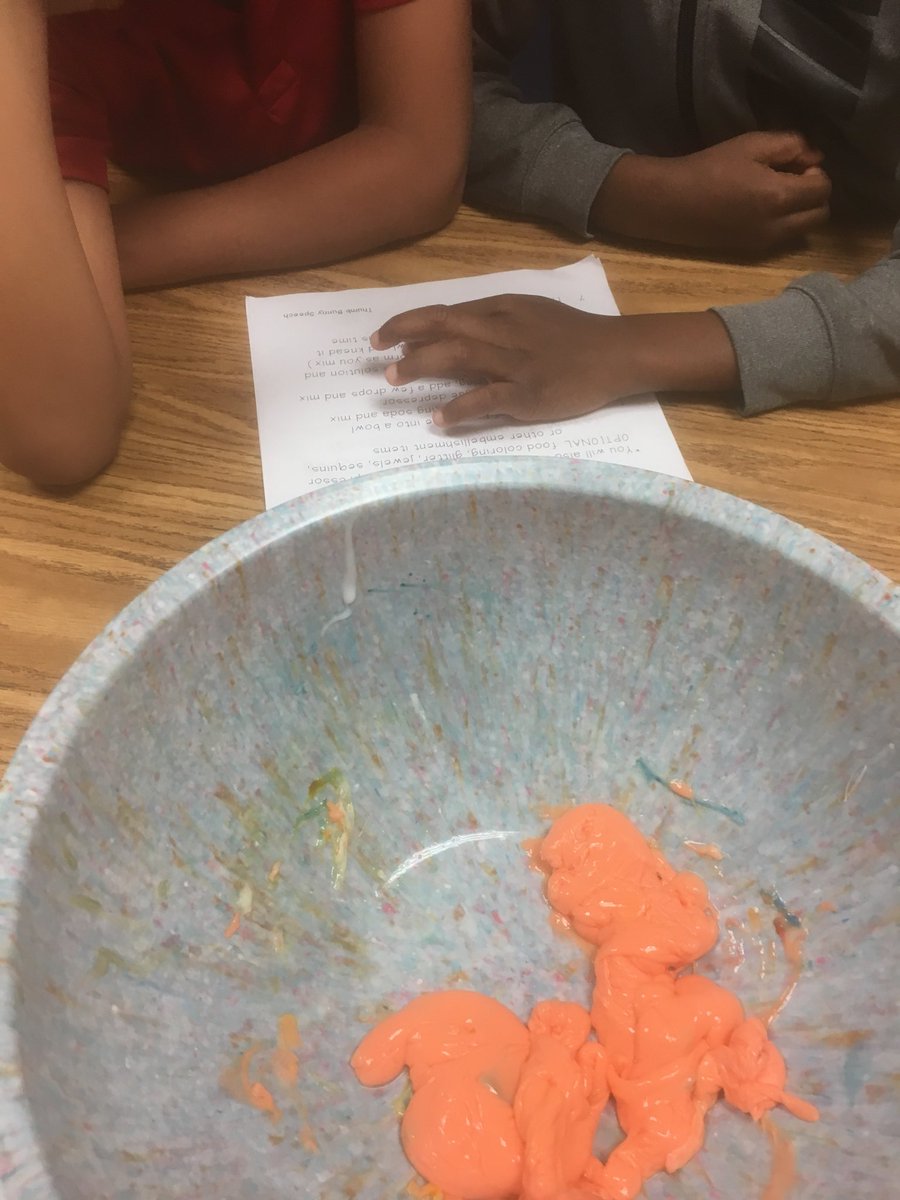 AHethershaw's tweet photo. Fluency, sequencing, articulation, oh my! Who says slime canโt be educational?! #speechfun #kleinSLP #kleinSPED https://t.co/TZclCTYp2c