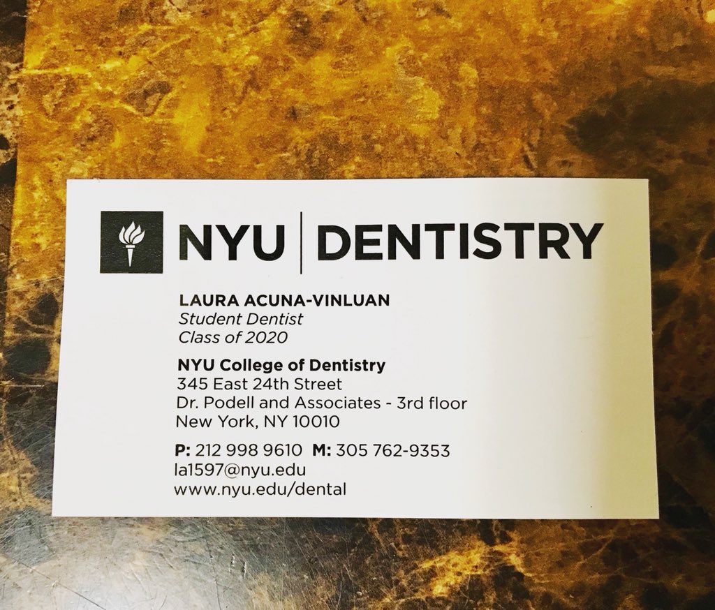 Acuna15Laura's tweet photo. “Making the world a better place, one smile at a time “-Unknown 😁😁😁
Appointments are available to book now. If you are interested in scheduling an appointment, or have any questions, please contact me. 👩🏻⚕️👈🏻 😁
#dentistry #D3 #NYUCD #LovingWhatIDo #DoingWhatILove https://t.co/3XXGn04fnV
