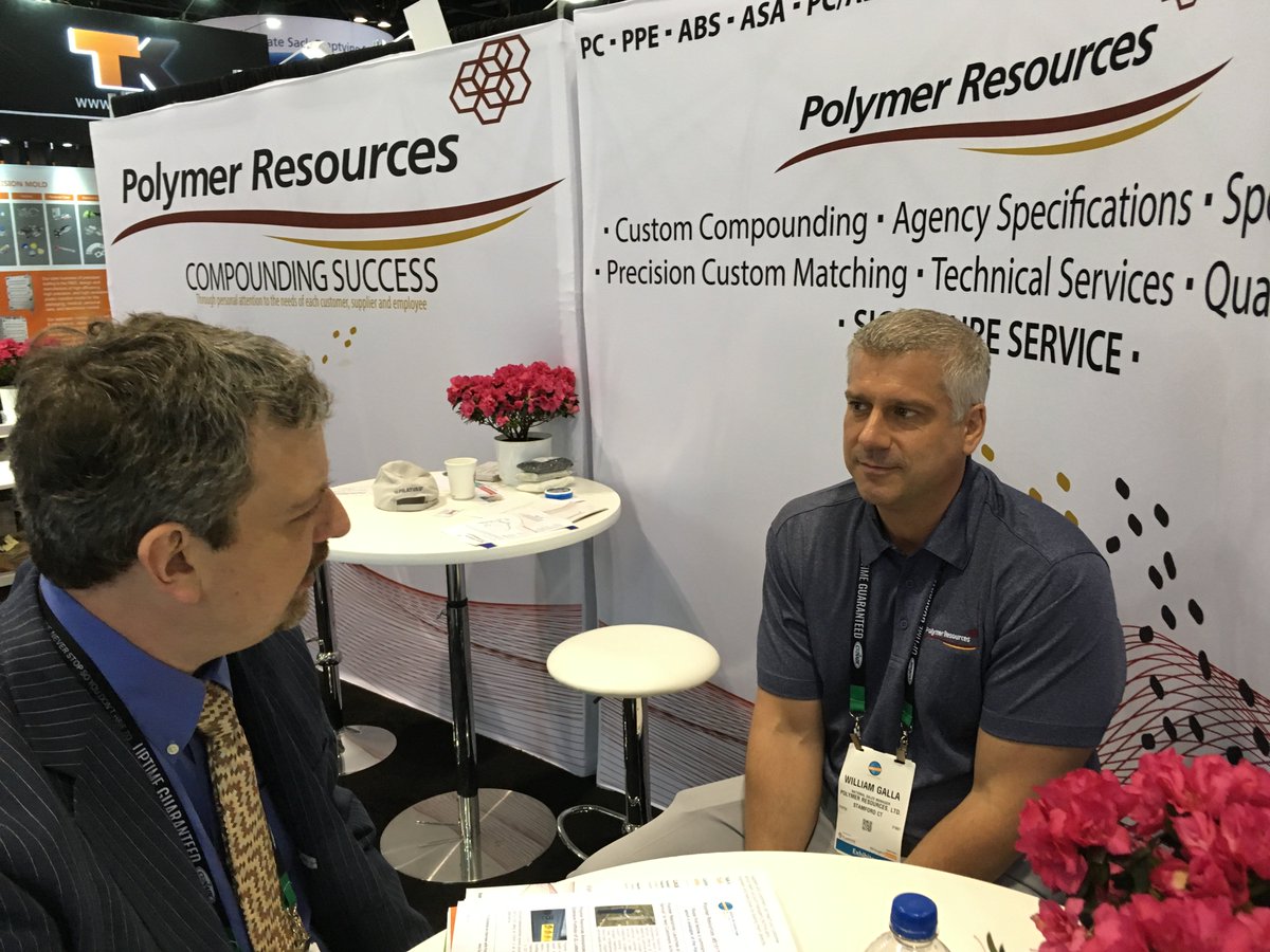 PolymerRes's tweet image. Check out some of our photos from @NPE2018! We had a great, productive week. Missed us at the show, call 800-243-5176 or email info@prlresins.com to find out what's new at @PolymerRes. #NPE2018 #plastics #CompoundingSuccess