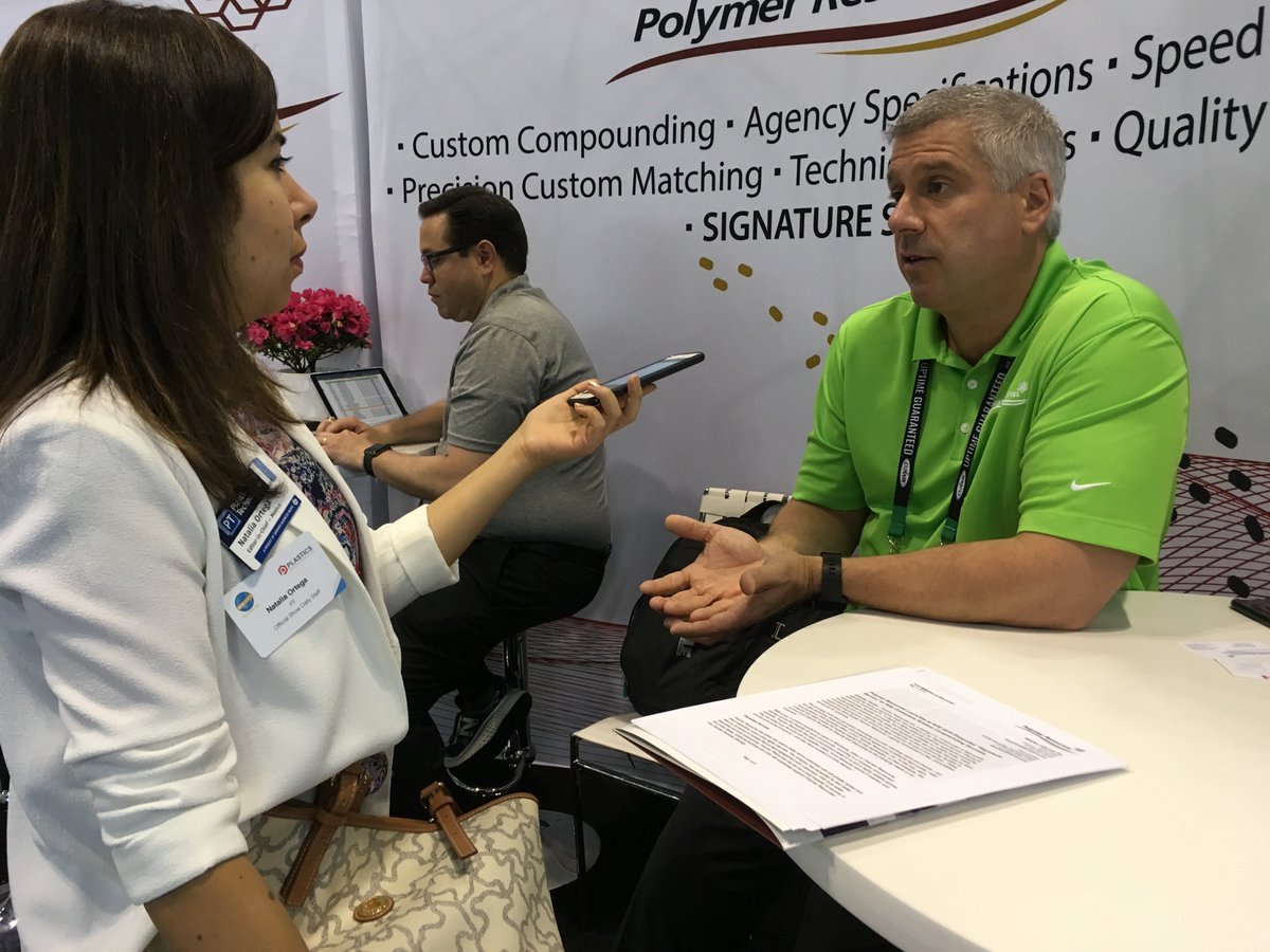 PolymerRes's tweet image. Check out some of our photos from @NPE2018! We had a great, productive week. Missed us at the show, call 800-243-5176 or email info@prlresins.com to find out what's new at @PolymerRes. #NPE2018 #plastics #CompoundingSuccess