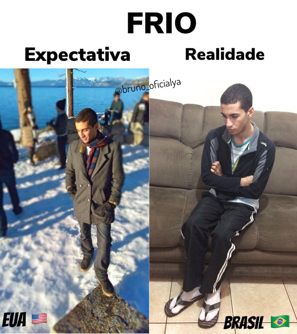 reixbru's tweet photo. Sobre a frente fria no Brasil... #coldwheater #frio #Frozen #brasil #pobrice https://t.co/JIev9OAC3V