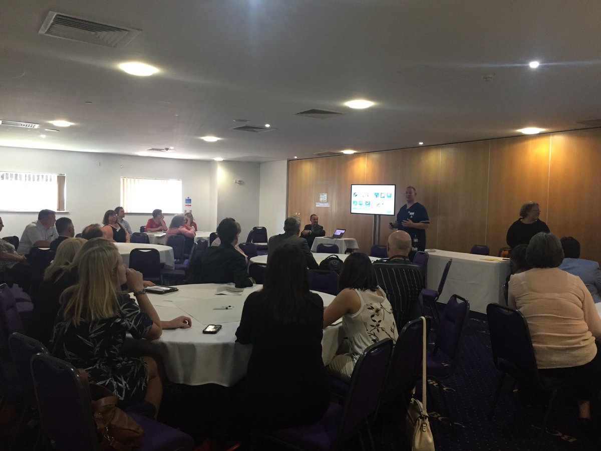 SWBHnhs's tweet photo. We have now moved on to workshop sessions which are looking at making the most of Unity, our new electronic patient record which will be launching later this year #SWBHconf18 https://t.co/6yYOvFq4pt